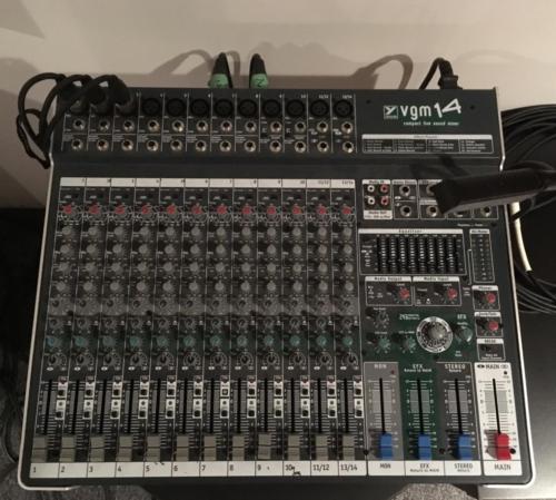 14 channel Yorkville VGM mixer